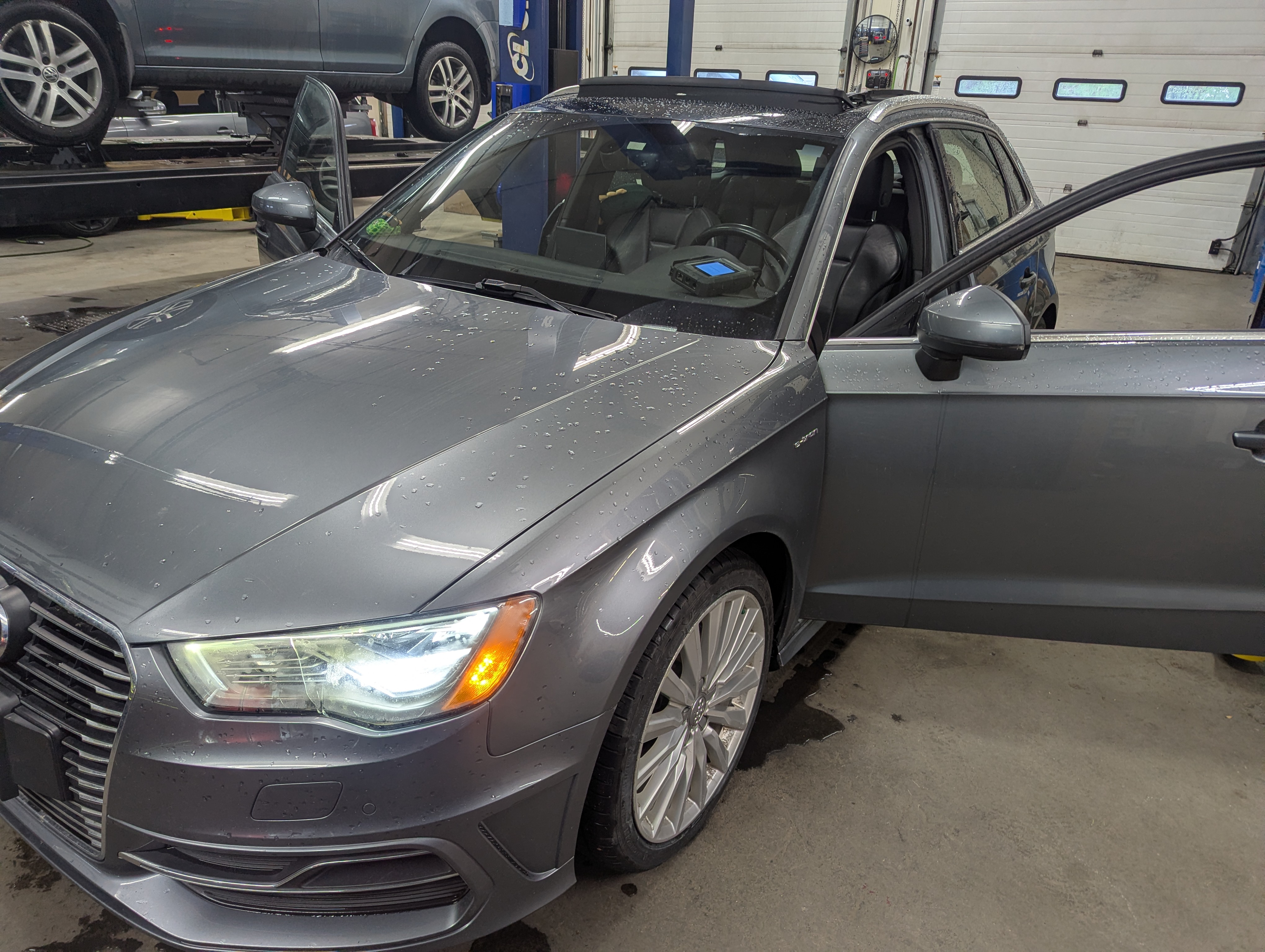 Audi A3 Sportback with factory ODIS scan tool at Lux AutoHause